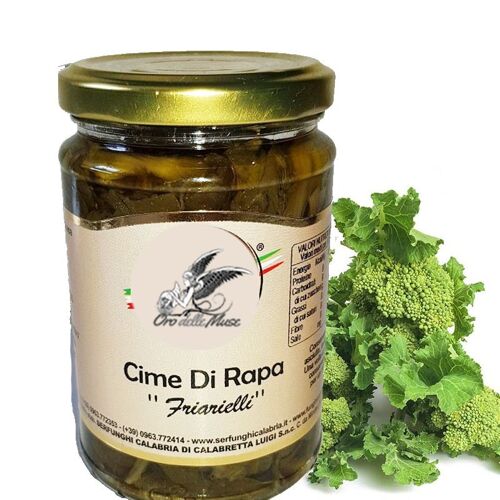 Cime di rapa friarielli sott'olio calabresi ml 314