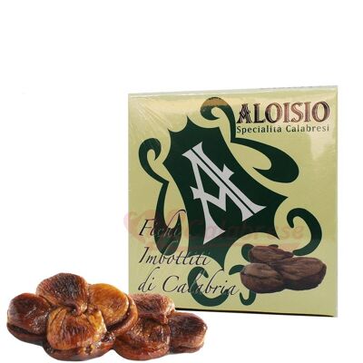 Figues farcies aux noix enrobées de chocolat Aloisio