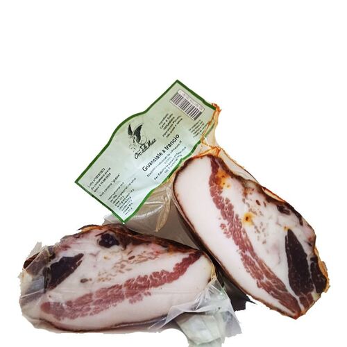 Guanciale stagionato trancio 500 gr