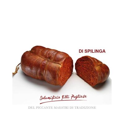 Nduja di Spilinga spalmabile originale crespone 450 Gr