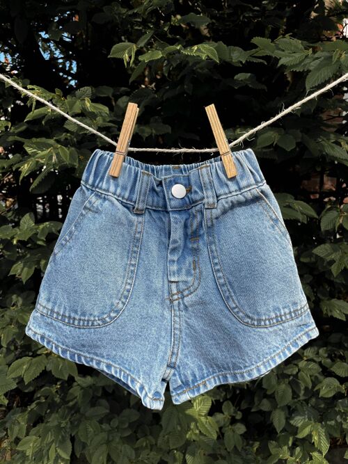 Eva Denim Shorts - 100% coton 