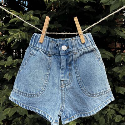 Pantaloncini di jeans Eva - 100% cotone