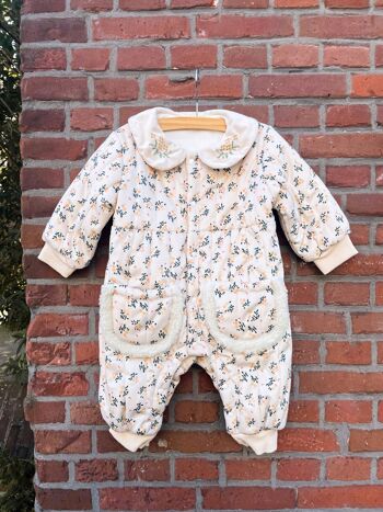 Jane Baby Winter Barboteuse - Beige - 100% Coton 1