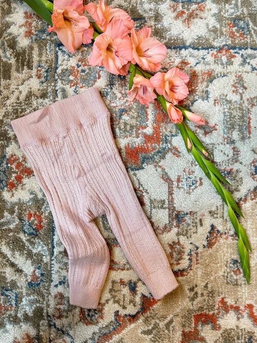 Willow Winter Leggings - Pink - 100% Cotton