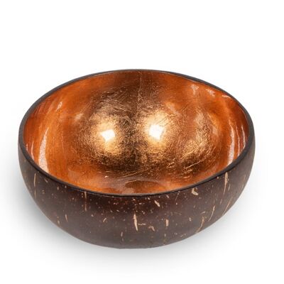 Bol en noix de coco laqué “Bronze”