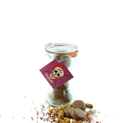 Choco Chili Nuts - Vollmilch mit Cashewkernen & Chili