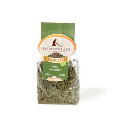 Small green Sicilian organic lentils