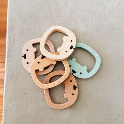 Small Bear Teether, Hochet de dentition, Ours, silicone, bébé, enfants