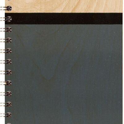 Wooden notebook - bnf colors dark