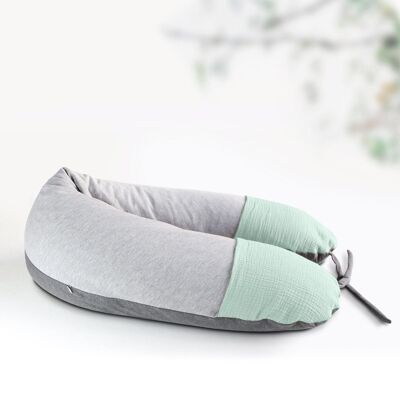 Soft mint pregnancy and lactation cushion