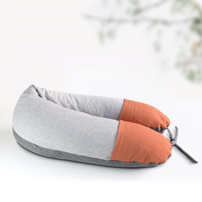 Cushion for pregnancy and lactation Soft terracotta