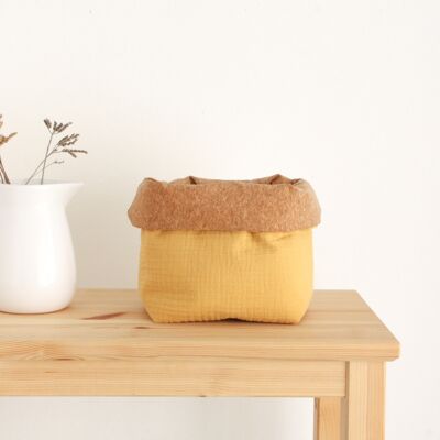 Mustard organizer basket