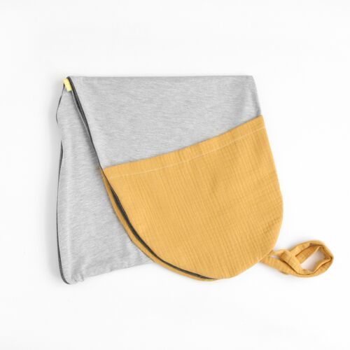 Funda para cojín de lactancia Soft mostaza