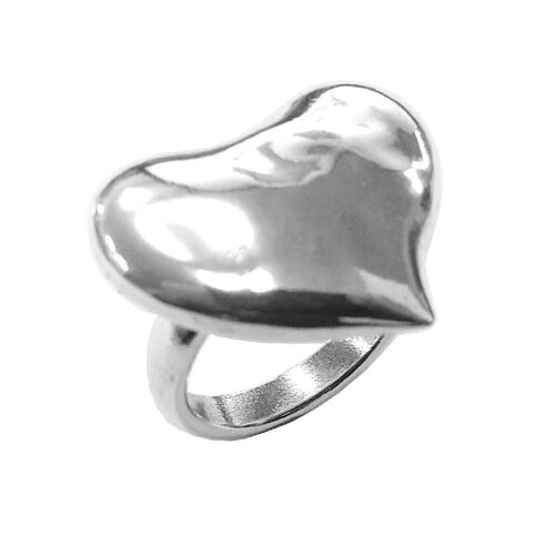 Anillo corazón grande