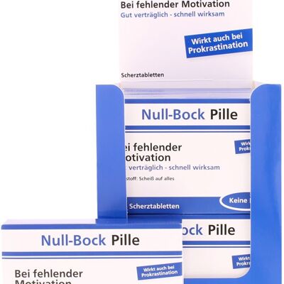 Scherztablette Null Bock Pille 22g