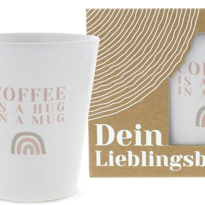 Becher "coffee is a hug in a mug"
