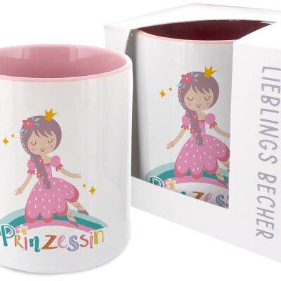 Becher Prinzessin (innen Pink)