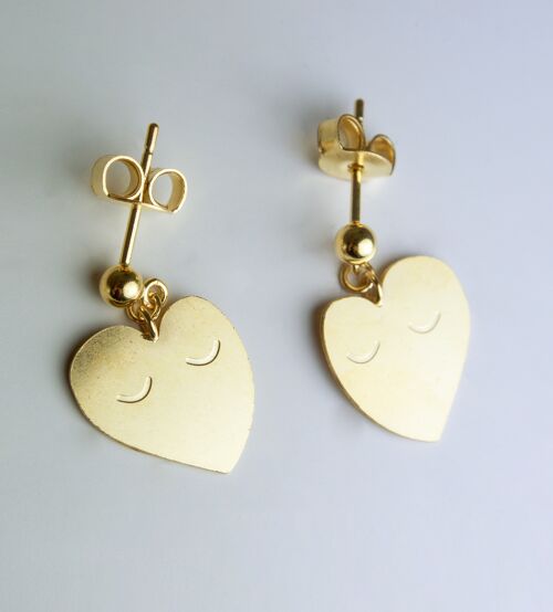 BIG Boucles d'oreilles Coeurs