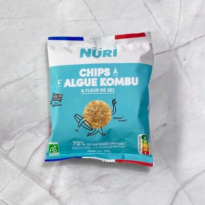 Gepuffte Chips Kombu & Fleur de Sel 27g