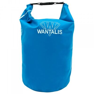 WANTALIS - Bolsa impermeable - PVC 500D 15L - Azul cian