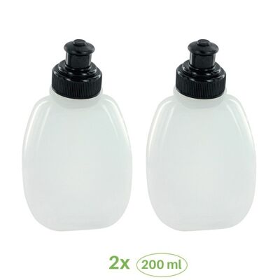 WANTALIS - Bottiglie per Idratazione Pack 200mL - Bianco