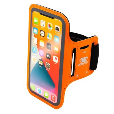 WANTALIS - Neoprene running armband - Orange