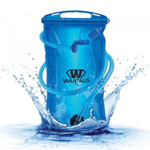WANTALIS - Poche à eau pour Sac d'hydratation 2L - Bleu
