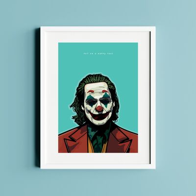 Affiche A3 film Joker illustration cinéma Batman comics 🎬