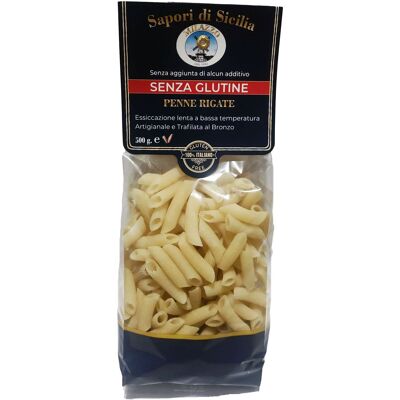 Pasta - PENNE DE MAÍZ Y ARROZ SIN GLUTEN – 500 gr. - 100% ITALIANO