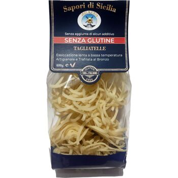 Pâtes - TAGLIATELLES DE MAÏS ET DE RIZ SANS GLUTEN - 400 gr. - 100% ITALIEN 1