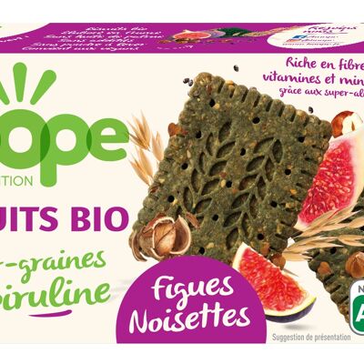 Biscuits BIO encas Figues Noisettes  -  160g