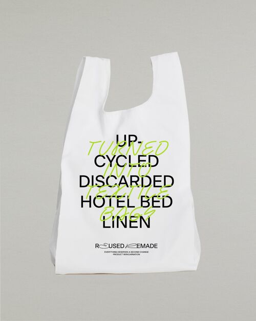 Carry Bag Food - Upcycled discarded print