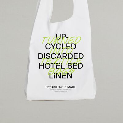 Carry Bag Food - Upcycled weggeworfener Druck