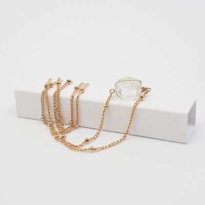transparent simple heze necklace