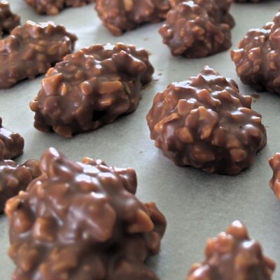 Rochers noisettes (chocolat au lait 42%)