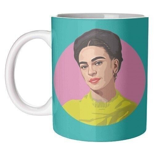 Mugs 'FRIDA TEAL' by DOLLY WOLFE