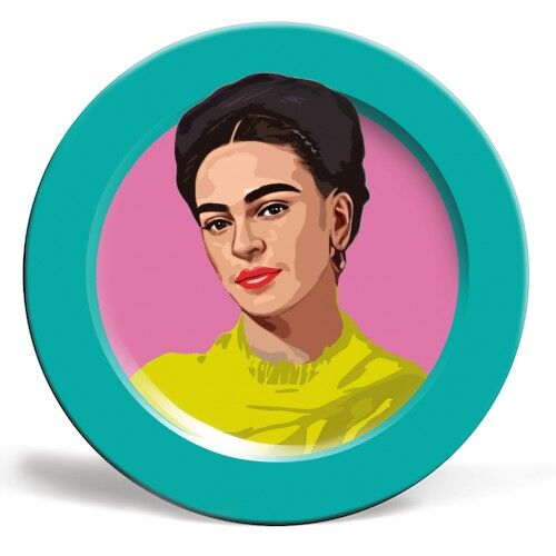 Plates 'FRIDA TEAL' by DOLLY WOLFE