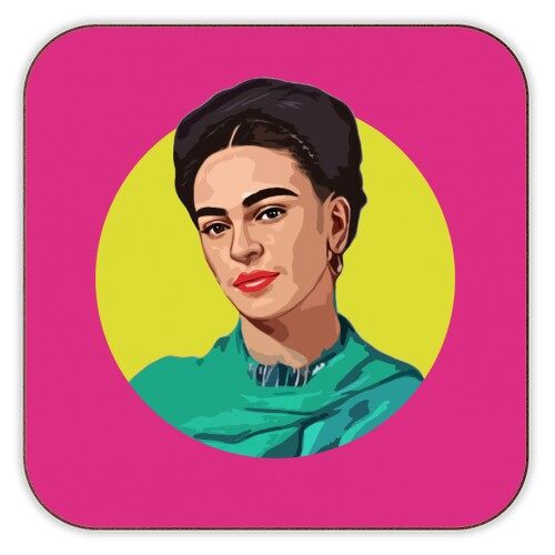 Coasters 'FRIDA PINK' by DOLLY WOLFE