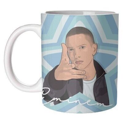 Tazas 'Eminem estrellas de la música print'