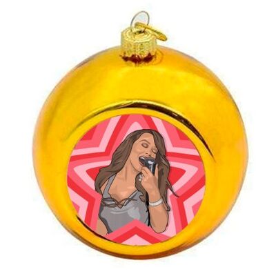 Christmas Baubles 'Music stars Mariah Ca