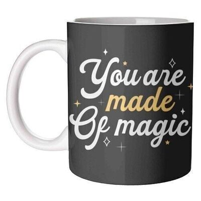 Tazas con estampado 'Estás hecho de magia'