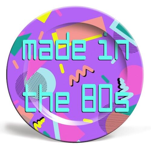 Plates 'Made in the eighties print'