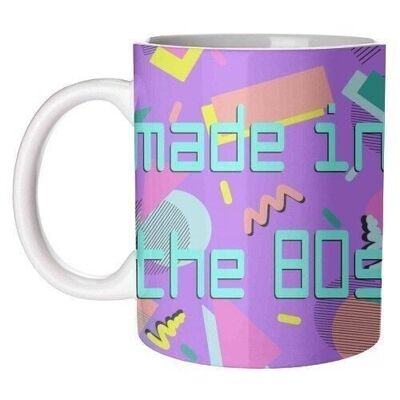 Mugs 'Made in the eighties print'
