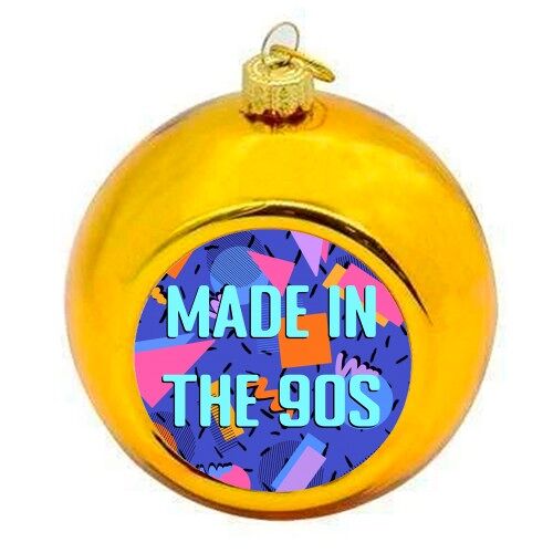 Christmas Baubles 'Made in the 90s print