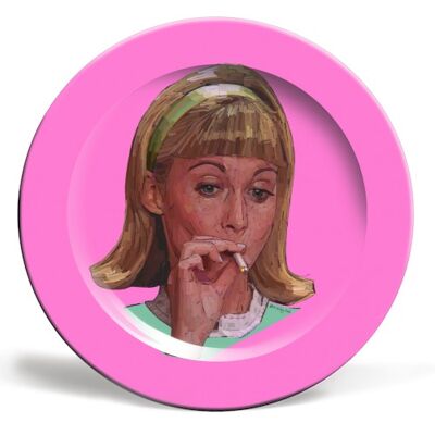 Plates 'Smoking Sandy' by Beverley Rae