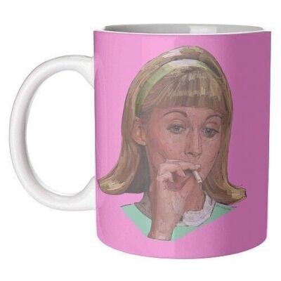 Mugs 'Smoking Sandy' by Beverley Rae