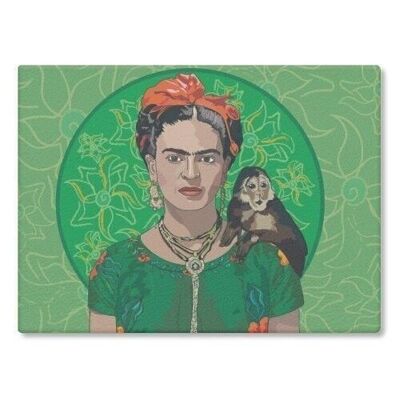 Chopping Board 'Frida Khalo & Monkey Col