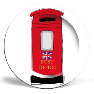 Plates 'British Post Box'