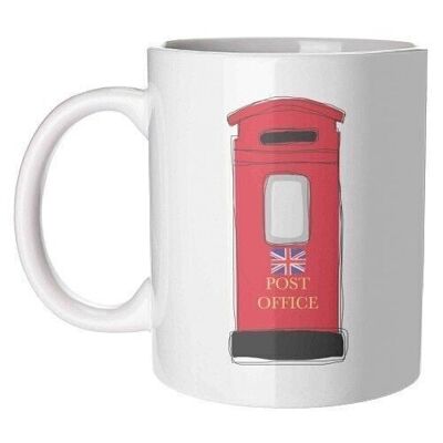 Mugs 'British Post Box' par Eloise Davey