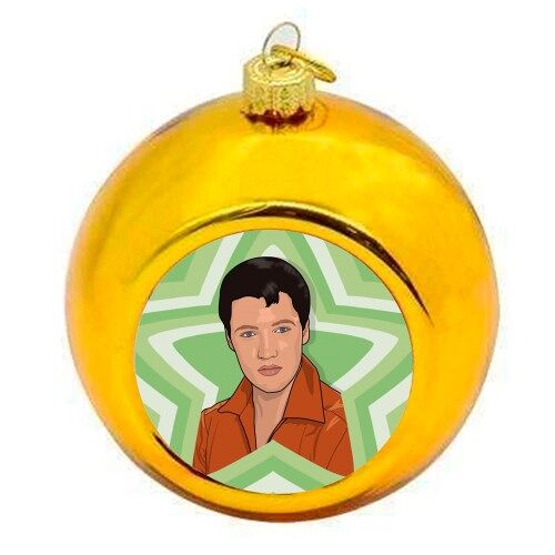 Christmas Baubles 'Music stars elvis Pre